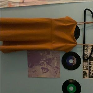 mustard yellow dress